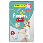 Pampers Подгузники-трусики 44шт 16+кг ExtraLarge