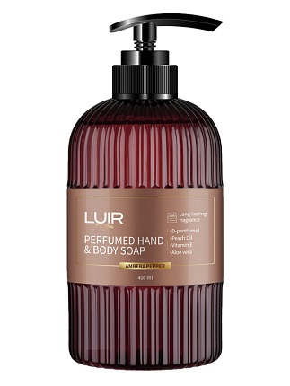 Мыло жидкое парфюмированное 400мл Amber&Pepper