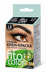 FITOCOLOR Стойкая крем-краска для бровей и ресниц Fito color цвет черный