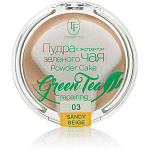 TRIUMF Пудра компактная Green Tea 03 песочный бежевый