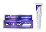 WHITE GLO Зубная паста отбеливающая 24гр 2в1 с ополаскивателем
