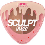 LOVE GENERATION Палетка для контурирования Sculpt Berry 01 COCOA MILK