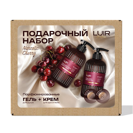 Набор Cherry Гель для душа 400мл+Крем для тела 400мл