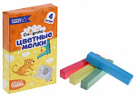 ПЕГАС Мелки цветные 4шт микс 3399579