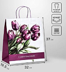 SIMA Пакет крафт 32х19,5х37 Самой красивой