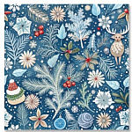 HOME Салфетки НГ 33х33 трехслойные 20шт Зимний орнамент