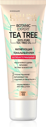 Тональный крем матирующий 3в1 Botanic Expert 02