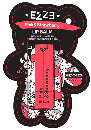 Бальзам для губ Pink&Strawberry 4,8гр