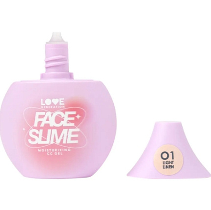 СС-гель увлажняющий для лица Face Slime  01 Light Linen