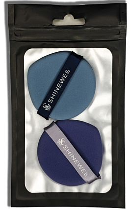 Набор спонжей сине-голубой 2шт