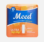 MEED Прокладки с крылышками Ультра Эффект Dry 10шт У-22
