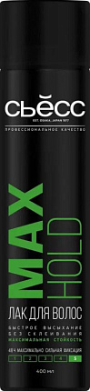 Лак для укладки волос Max Hold 400мл максимально сильной фиксации