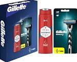 Gillette Набор Бритва Mach3+Гель для душа Old Spice Whitewater 250мл
