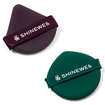 SHINEWELL Набор спонжей изумружно-бордовый 2шт