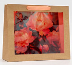 SIMA Пакет PVC окно 31х11х26 Пионы