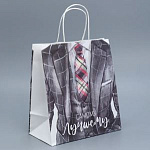 SIMA Пакет крафт 22х25х12 Самому лучшему