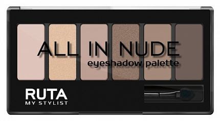Палетка теней All in nude 102 горячий шоколад