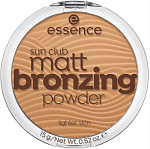 ESSENСE Пудра бронзирующая sun club bronz 01