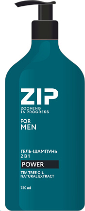 Гель-шампунь 2в1 Power 750мл