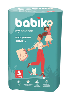 my balance Подгузники 5 11-16кг Junior 10шт