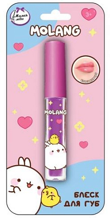 Molang Блеск для губ 2мл розовый